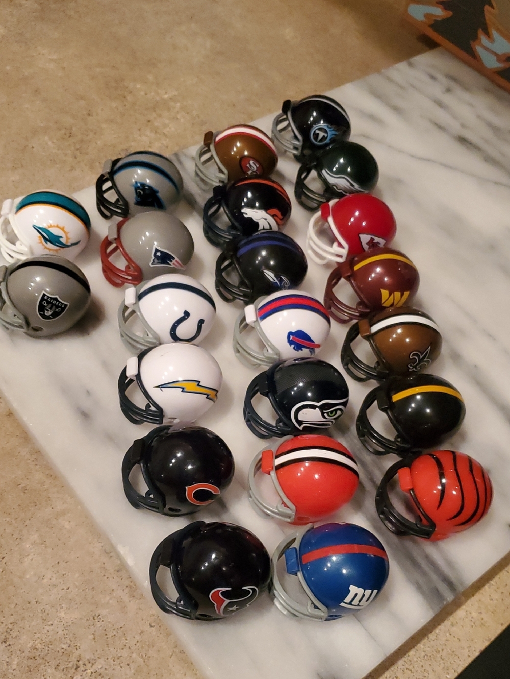 NFL Team Mini Riddell Football Helmet Set - Assorted Colors